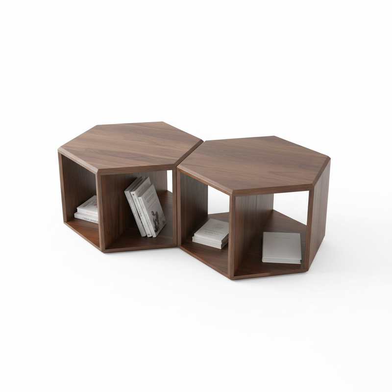 Gloria Set Of 2 Coffee Tables-HI265