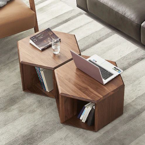 Gloria Set Of 2 Coffee Tables-HI265