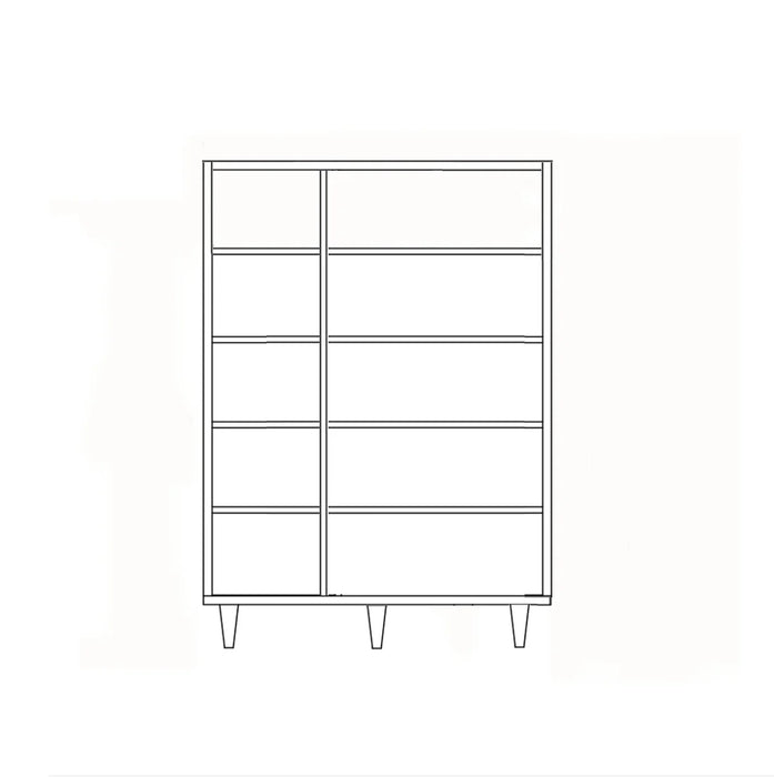 Plyral Shoe Cabinet-RED403