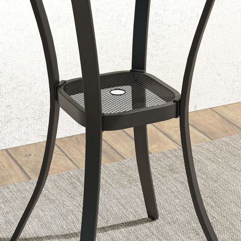 Round garden table_H 133