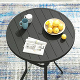 Round garden table_H 133