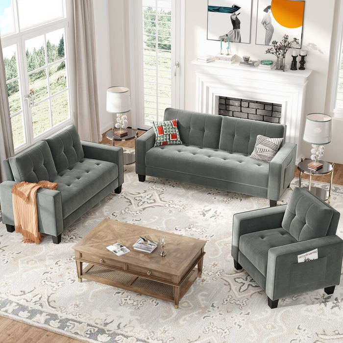 Wilson Living Room Set with Free Coffee Table-ICF00206