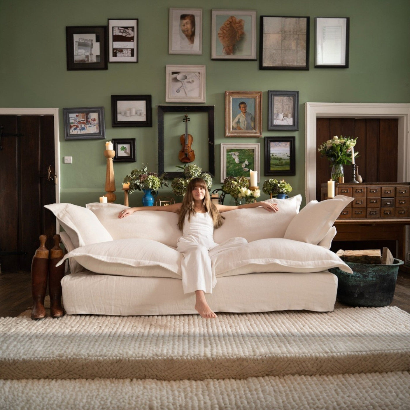 Briza Set of Sofa and Tables-BUD12