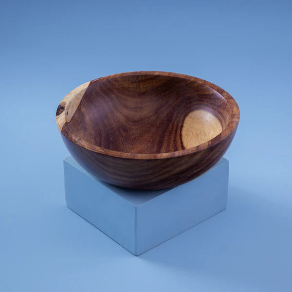 Set of wooden circular bowls-1-11-10-5051