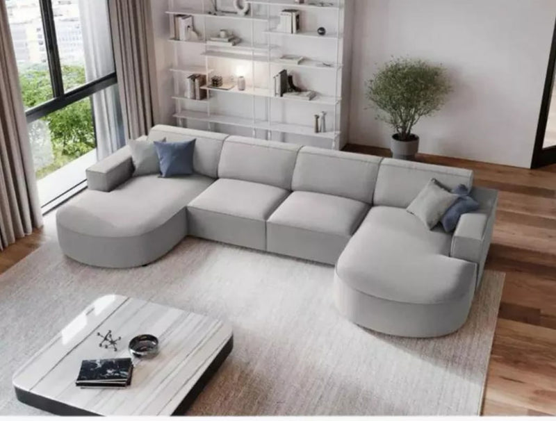 أريكة تيمبيرا على شكل حرف L-L66