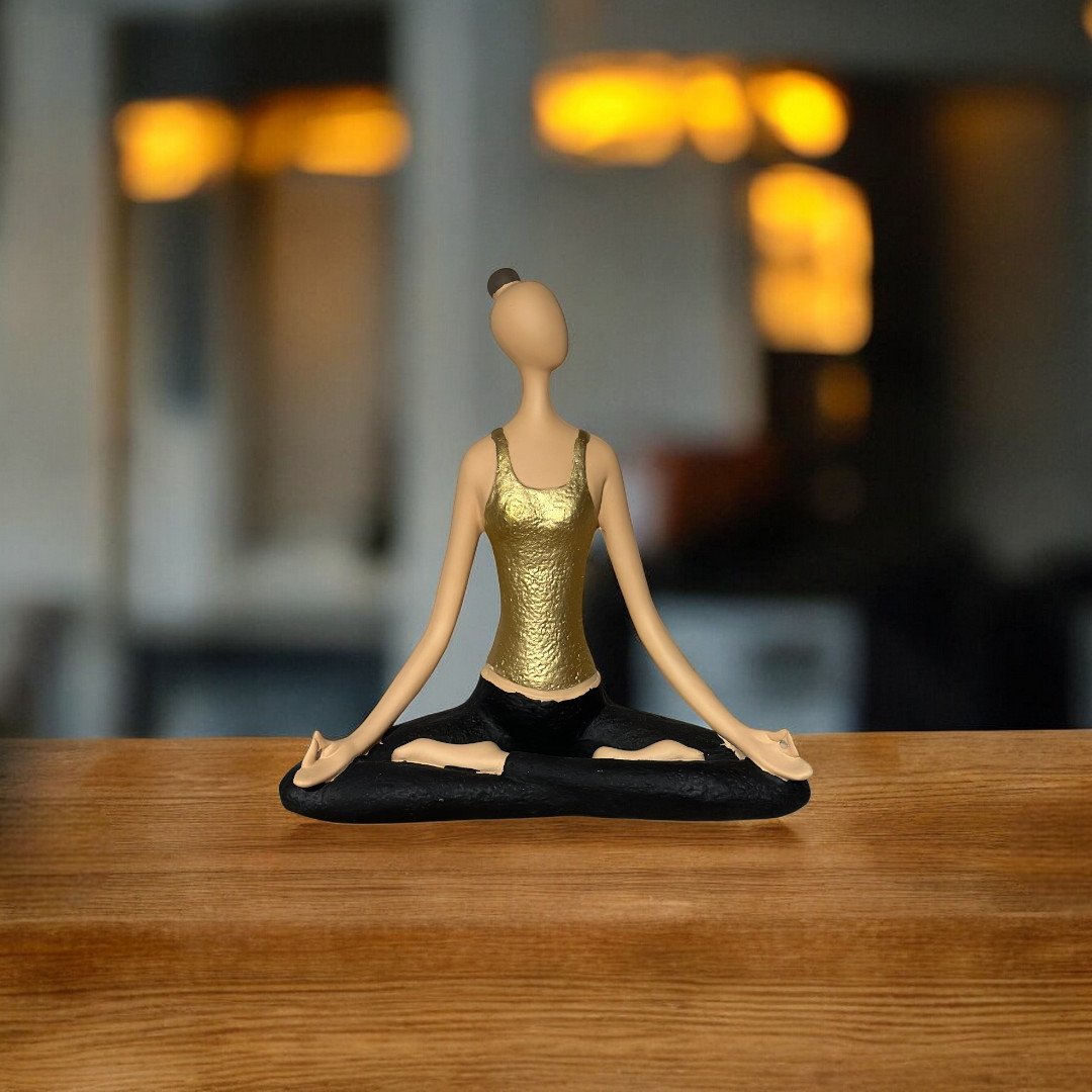 Yoga Pose Decorative Statue-LRP-0101