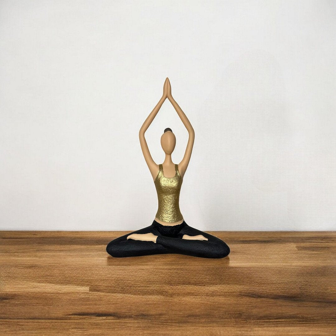 Yoga Pose Decorative Statue-LRP-0102