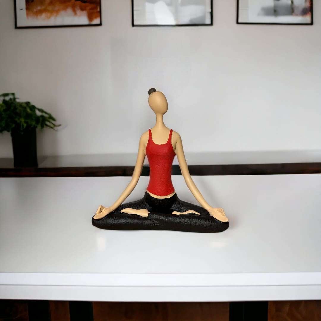 Yoga Pose Decorative Statue-LRP-0110