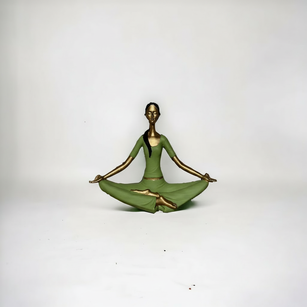Meditating Woman Statue-LRP-0113