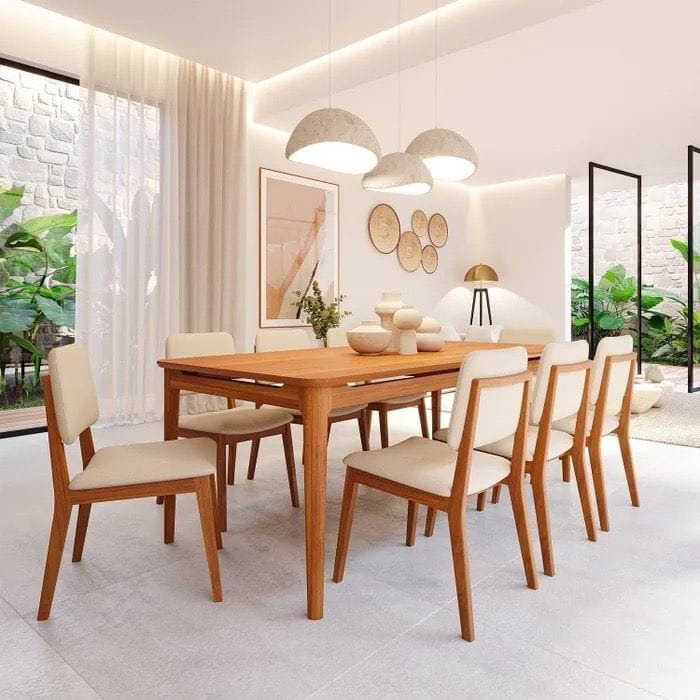 Noble Dining Room Set With 8 Chairs-m3