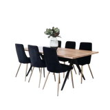Elegance Dining Room Set with 6 Chairs-m4