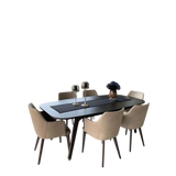Luxury Dining Room Set With 6 Chairs-m6