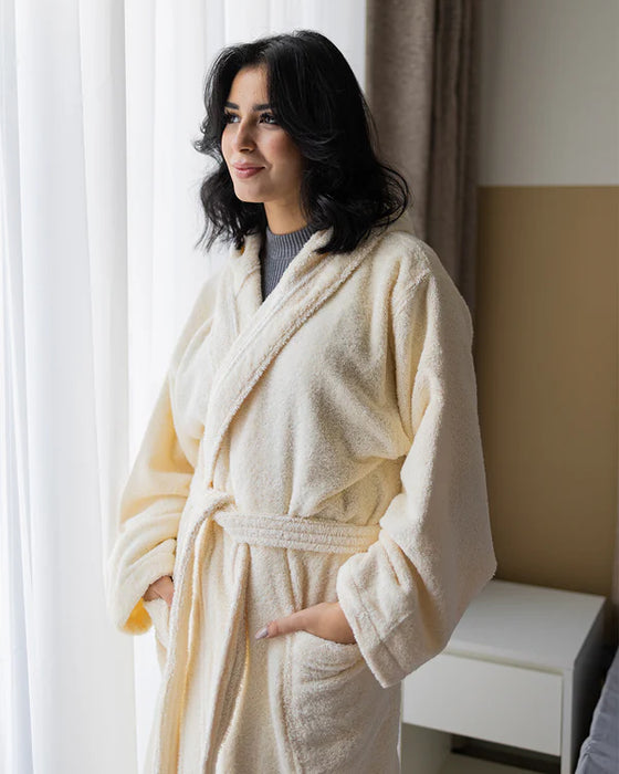 Plain Unisex Bathrobe-2520247970060