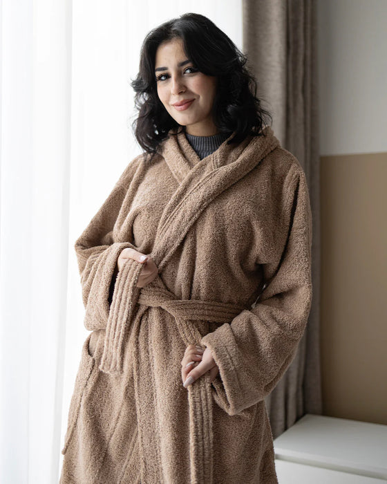 Plain Unisex Bathrobe-2520247970020