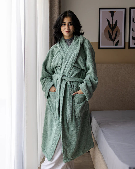 Plain Unisex Bathrobe-2520247970040