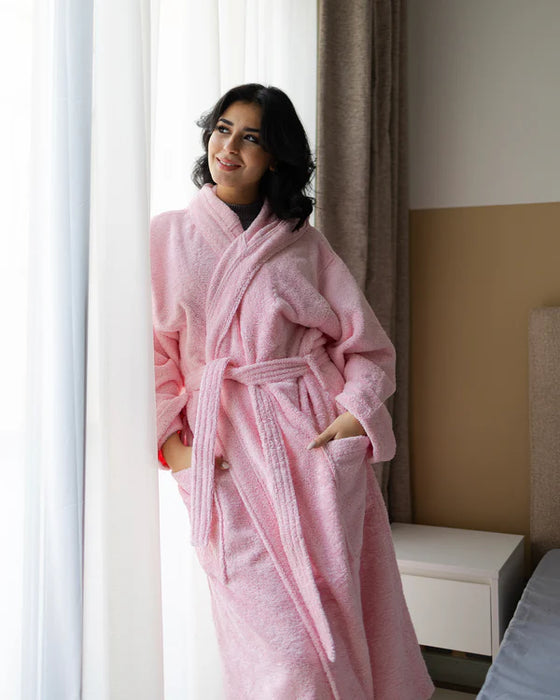 Plain Unisex Bathrobe-2520247970070