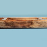 TriWood Divided Serving Plate-1-11-37*14-2309