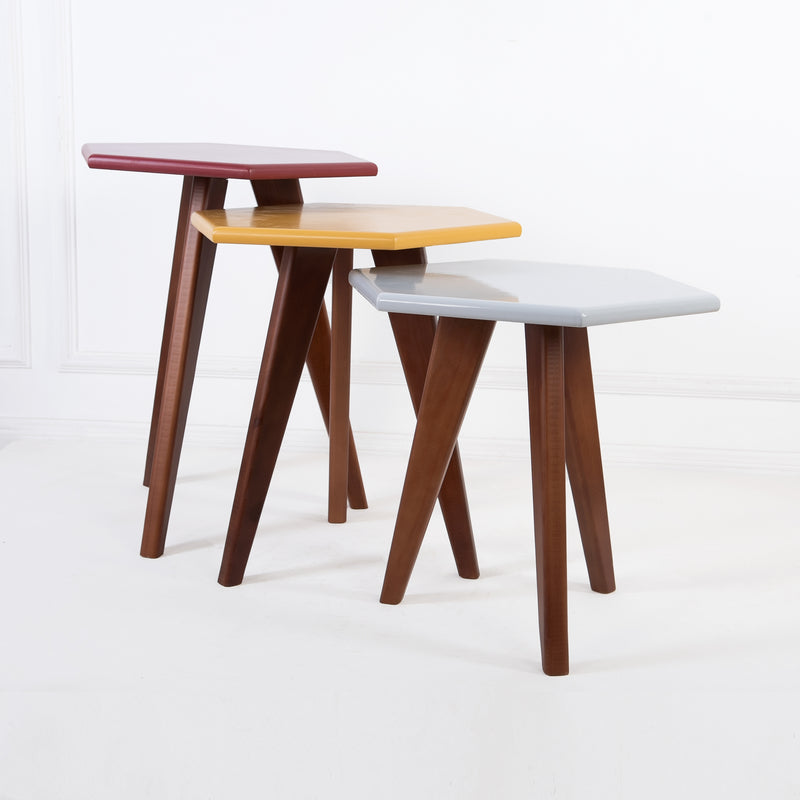 مجموعة سيرجيو من 3 طاولات جانبية - TMOS8