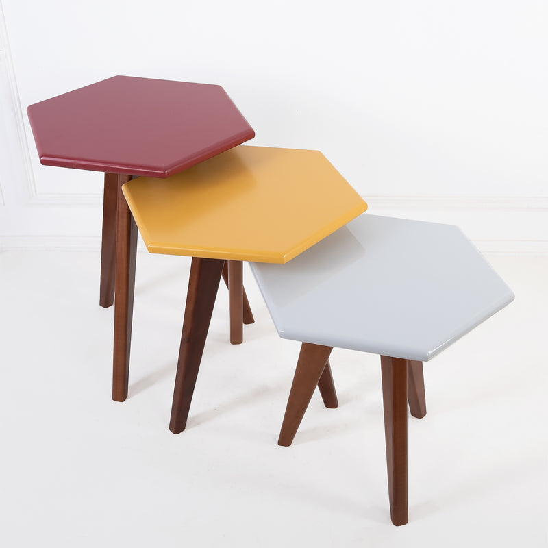 مجموعة سيرجيو من 3 طاولات جانبية - TMOS8