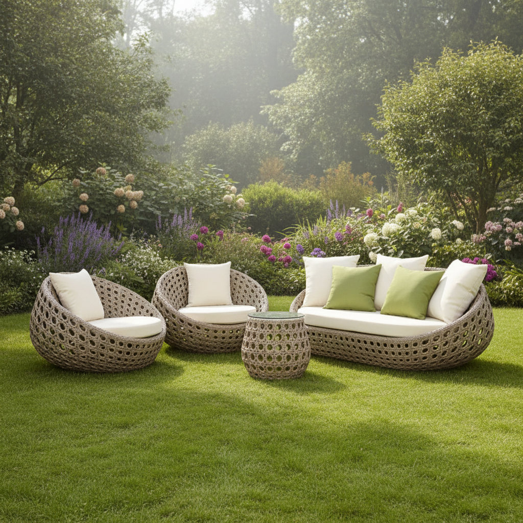 Havana Rattan Garden Set-SH179
