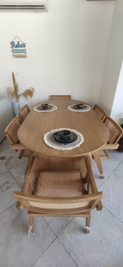 غرفة طعام ماريا مع 6 كراسي - ONG8