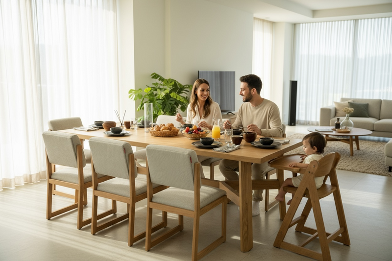 غرفة طعام بريفا مع 8 كراسي - Hippo170