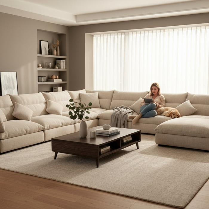 SOFY Sofa L shape _Hippo 55