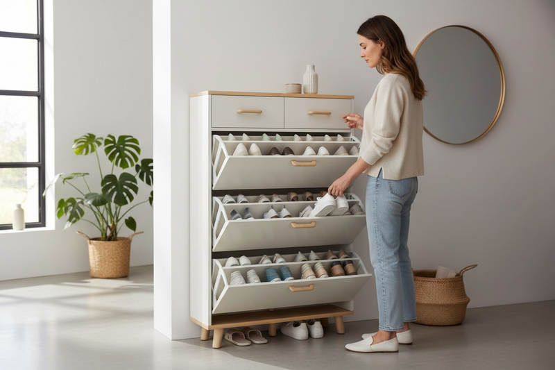 Juna Shoe Cabinet - WAFA1036