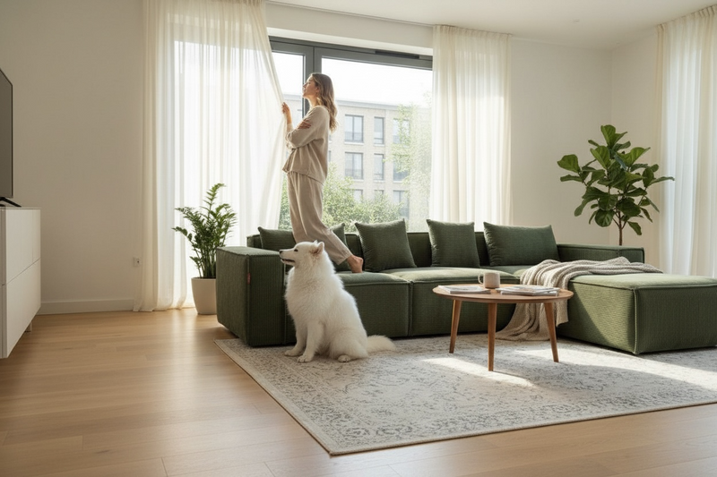 Caroilne Sofa L Shape-Hippo172