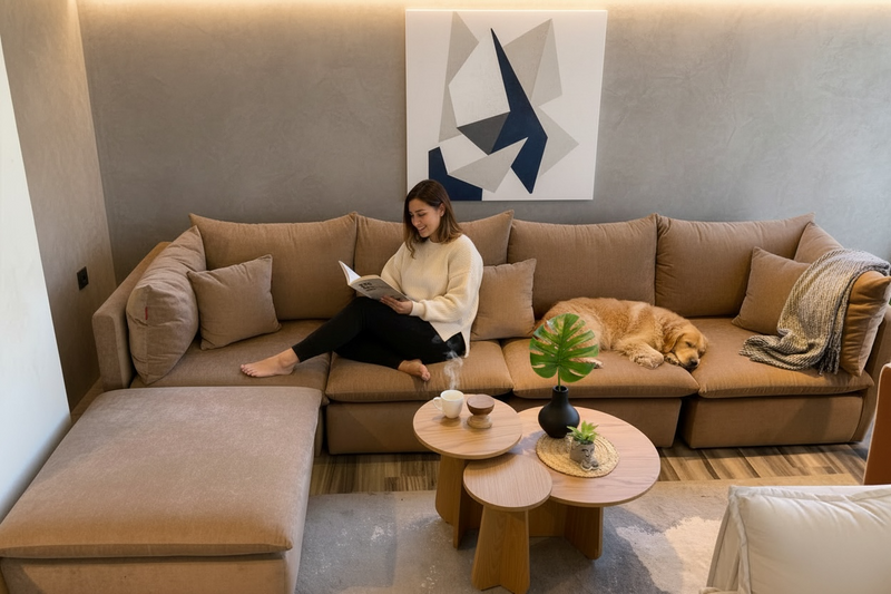 Solinaa Sofa U Shape-MANZZ1