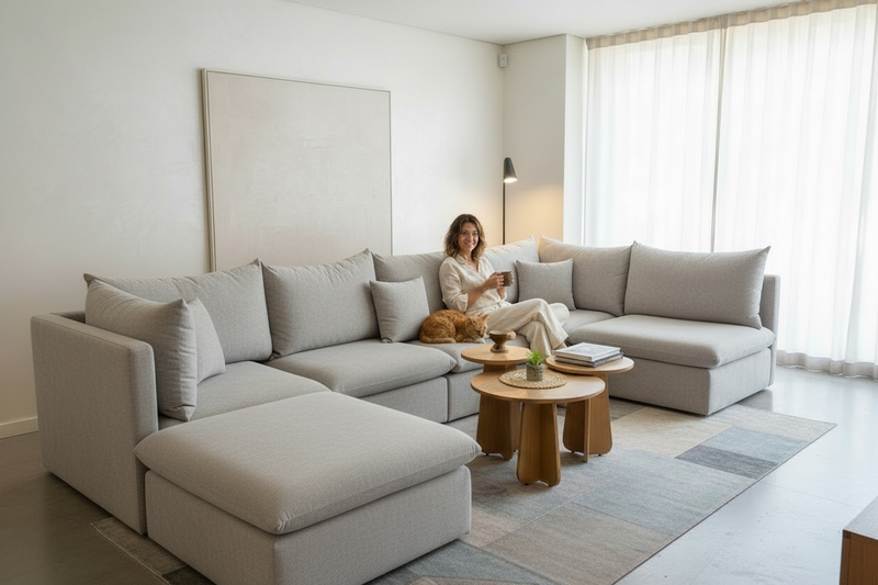 Solinaa Sofa U Shape-MANZZ1