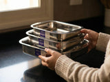 Stainless Steel Rectangular Tajins set-6223005011954-9119