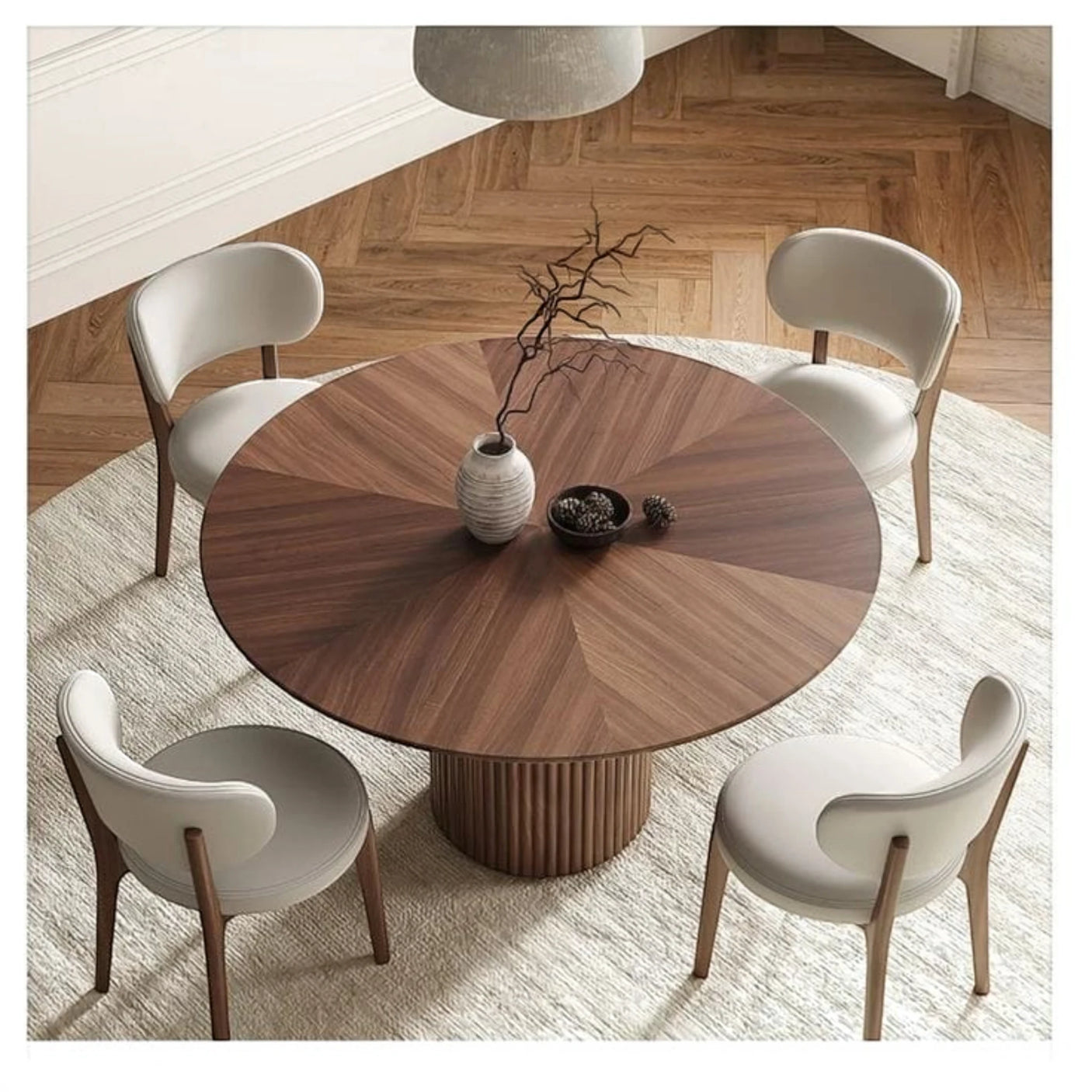 Zercaa Dining Room Set with 6 Chairs-NF1