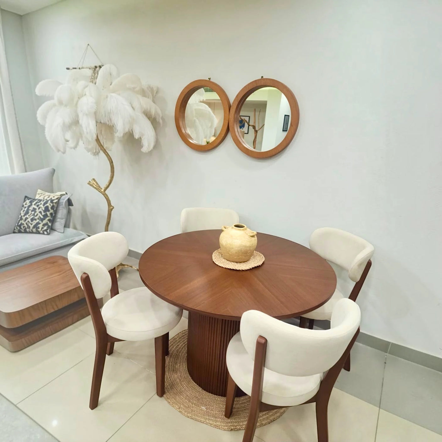 Zercaa Dining Room Set with 6 Chairs-NF1