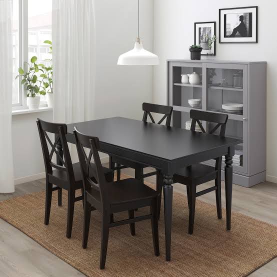 Bravon Dining room with 4 chairs-Zr1