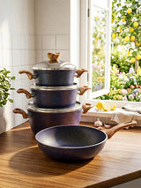 Terynova Granite 7-Piece Cookware Set-10-12-7-7928