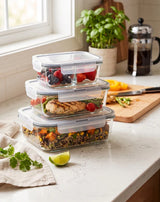 3-Pieces Round Bowls with Lid Set-3-26-3-8724