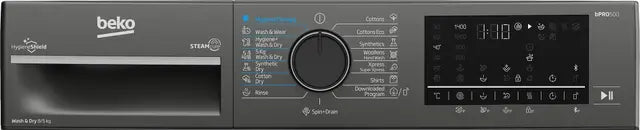 Beko All-in-one washer dryer combo , 8 kg , Manhattan Grey - BWD08520MCI