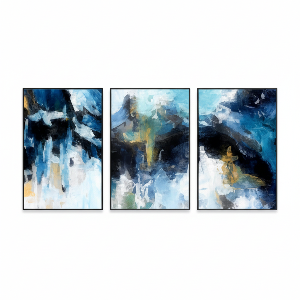 ANDOVER CANVAS WALL ART 3 PIECES SET LR-0508