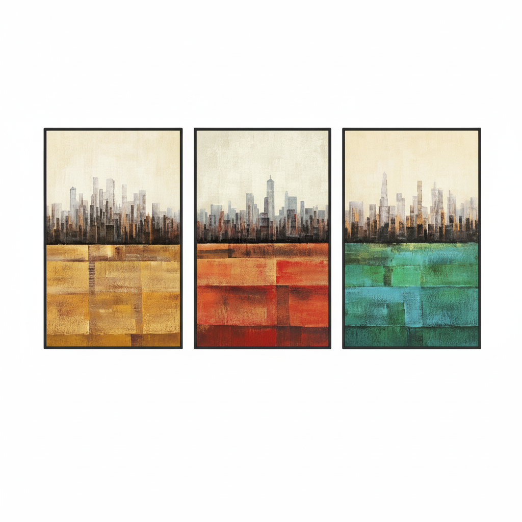 ANDOVER CANVAS WALL ART 3 PIECES SET LR-0511