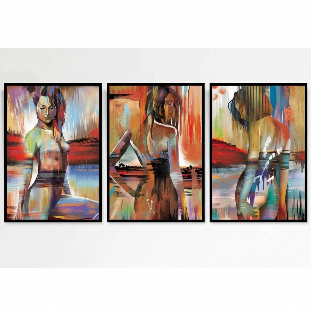 ANDOVER CANVAS WALL ART 3 PIECES SET LR-0528