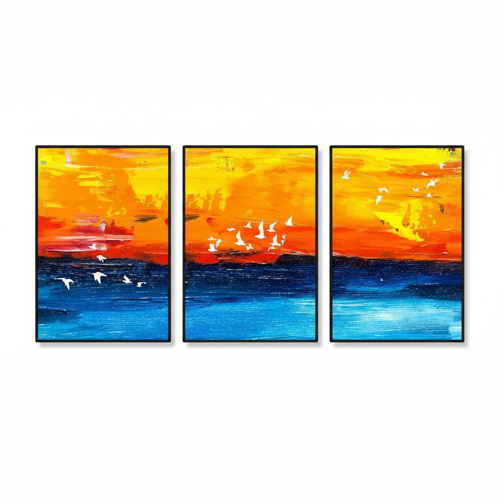 ANDOVER CANVAS WALL ART 3 PIECES SET LR-0529