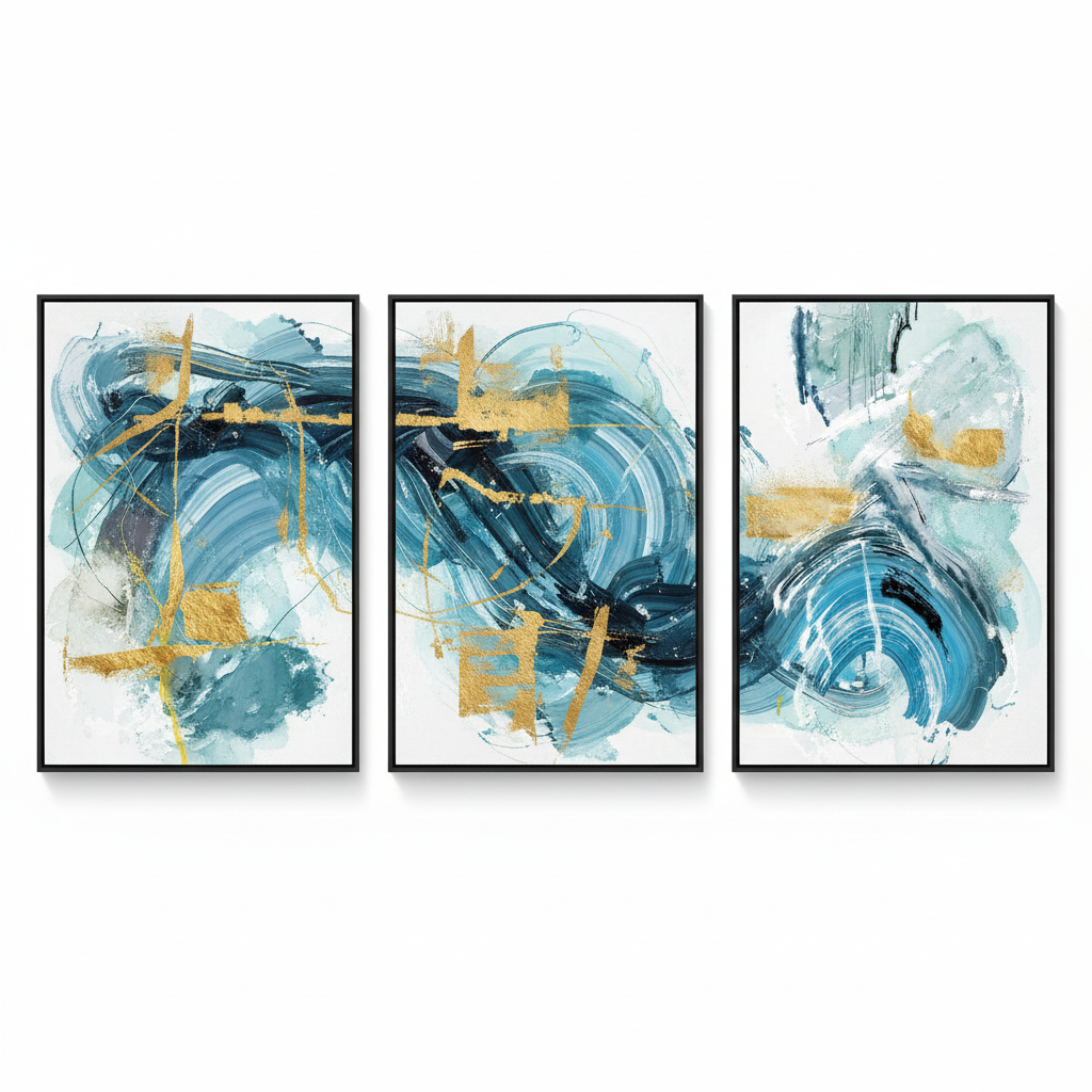 ANDOVER CANVAS WALL ART 3 PIECES SET LR-0540