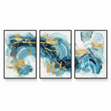 ANDOVER CANVAS WALL ART 3 PIECES SET LR-0540