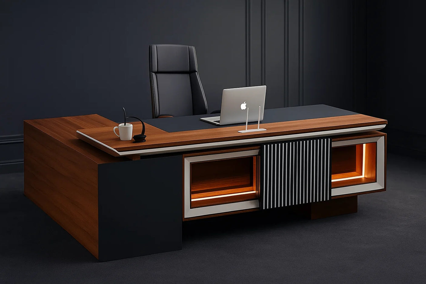 Serene office desk-MS-12941