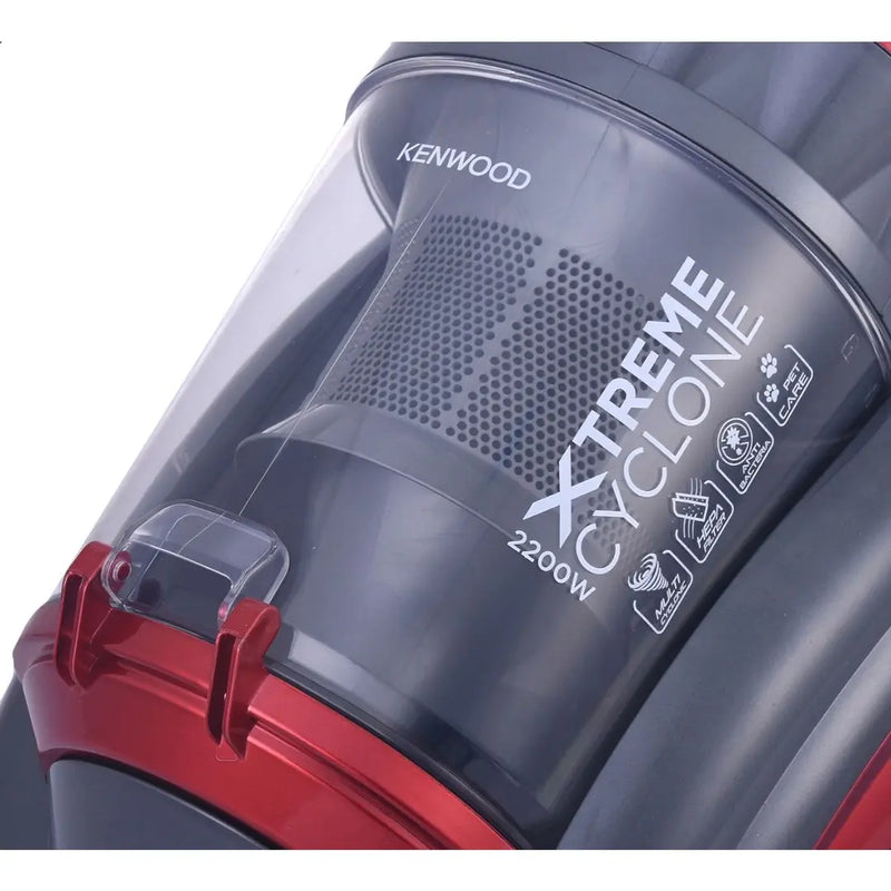 Kenwood Canister Vacuum Cleaner Black Red - VBP80RG