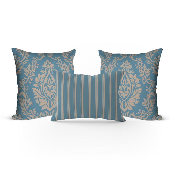 Sophia blue cushion set-AM168
