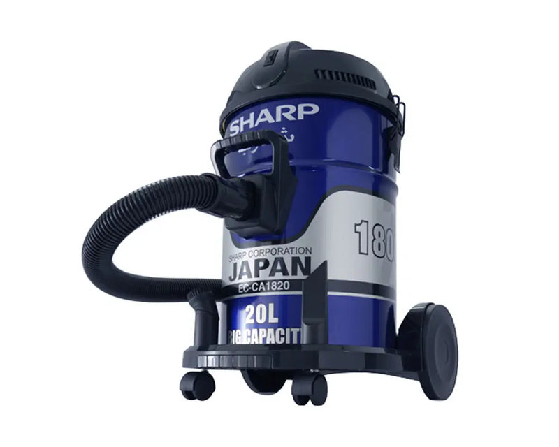 Sharp Drum Vacuum Cleaner , Blue - EC-CA1820-X