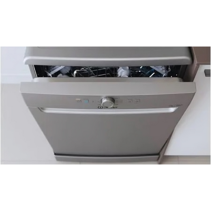 Indesit Freestanding Dishwasher, 14 Persons, Silver - DFE 1B19 S
