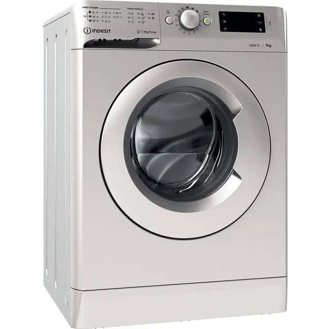 Indesit Front Load Washing Machine , 7 kg , Silver - OMTWE71252SEU
